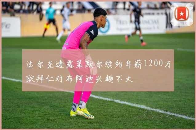 法尔克透露莱默尔续约年薪1200万欧拜仁对布阿迪兴趣不大